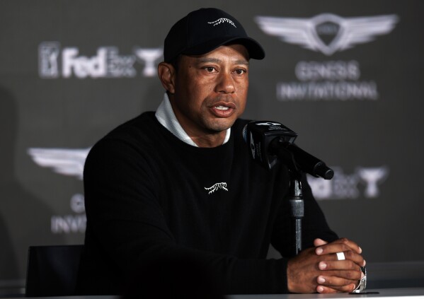 Tiger woods hat tiger logo top